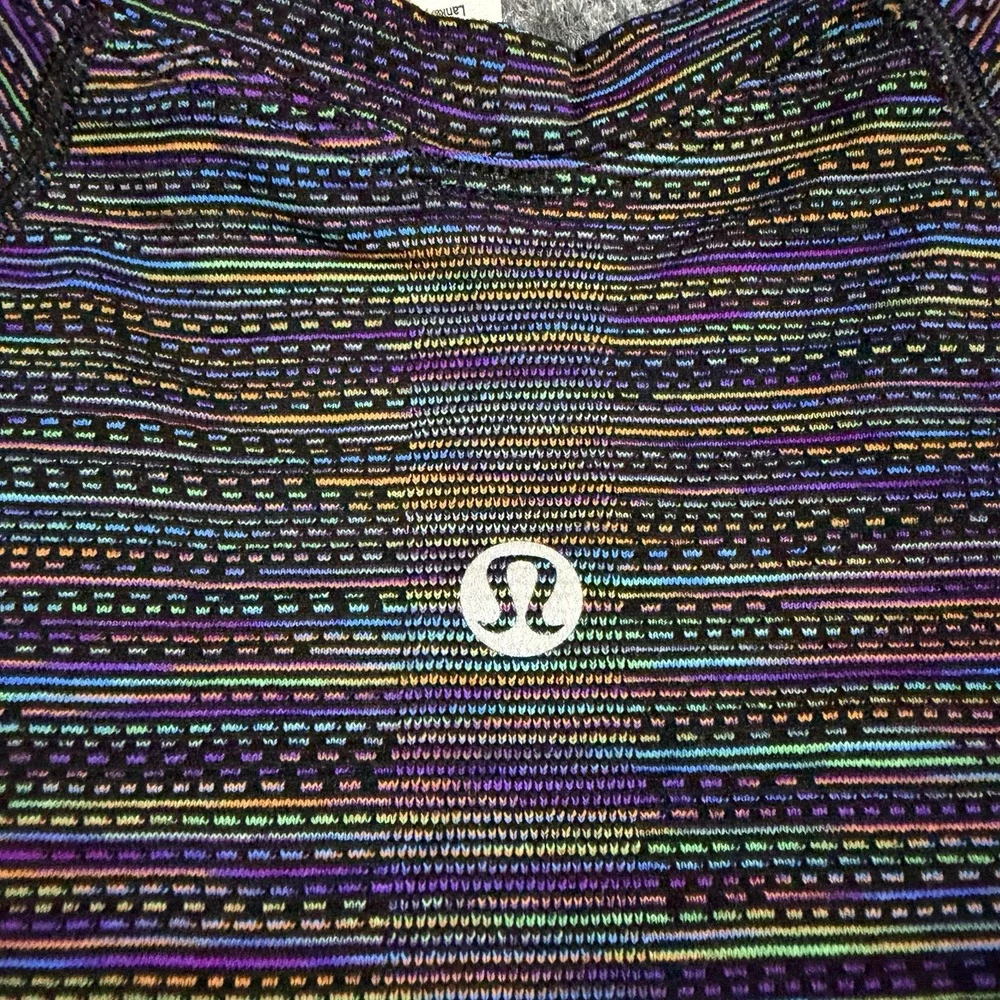 Lululemon Swiftly Tech Short Sleeve Shirt Womens 4 Love Rainbow Rare Limited